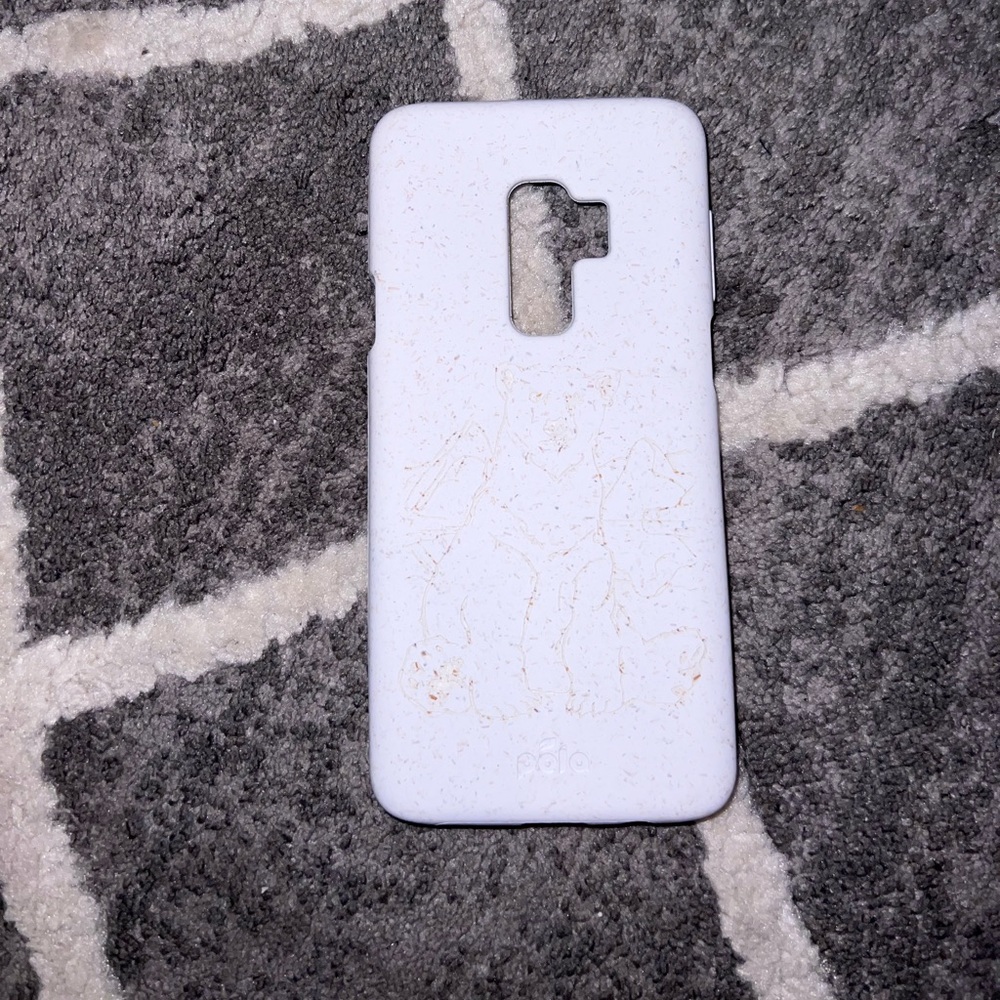 Pela phone case samsung s9 plus white - bear